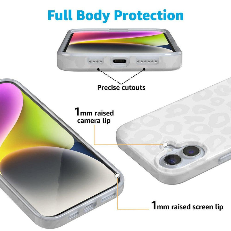 Into the Wild | White Snow Leopard Case iPhone Case get.casely 