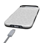 Into the Wild | White Snow Leopard Case iPhone Case get.casely 