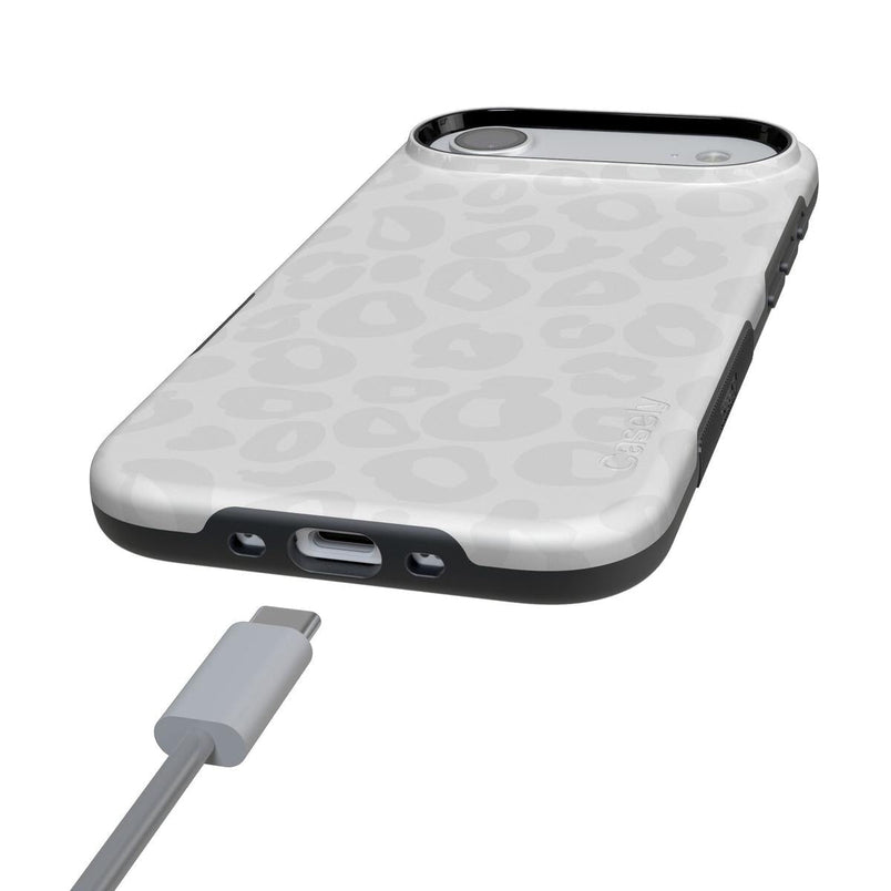 Into the Wild | White Snow Leopard Case iPhone Case get.casely