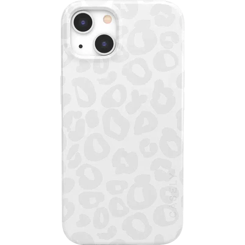 Into the Wild | White Snow Leopard Case iPhone Case get.casely 