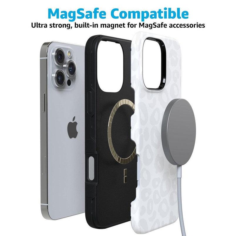 Into the Wild | White Snow Leopard Case iPhone Case get.casely 