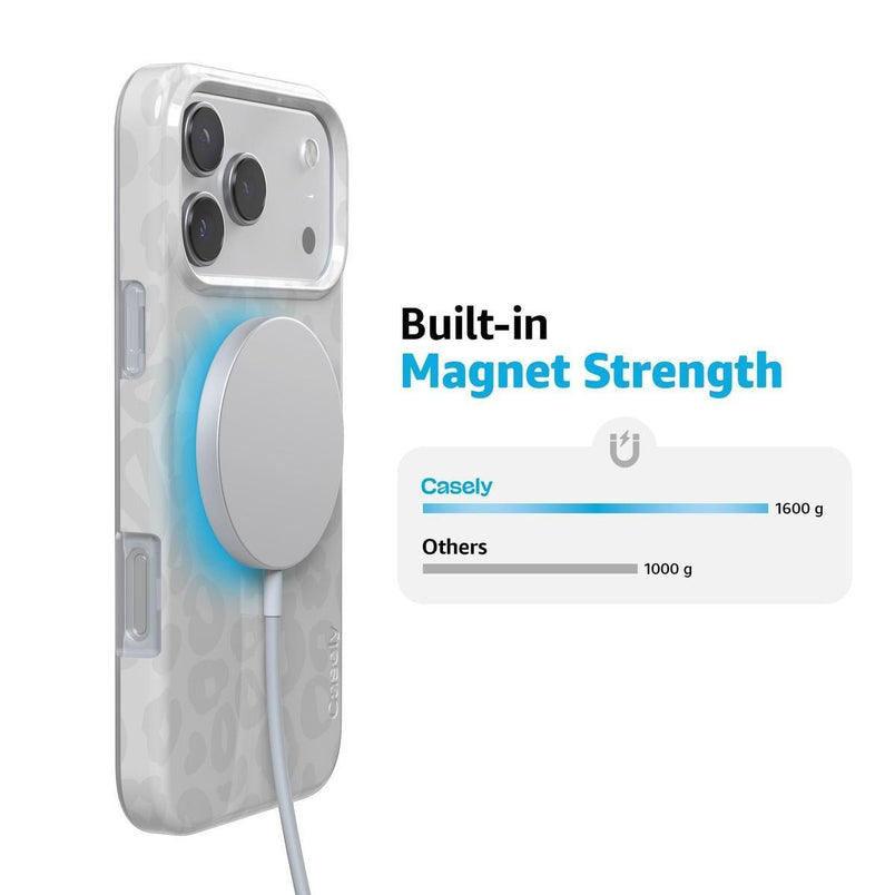 Into the Wild | White Snow Leopard Case iPhone Case get.casely 