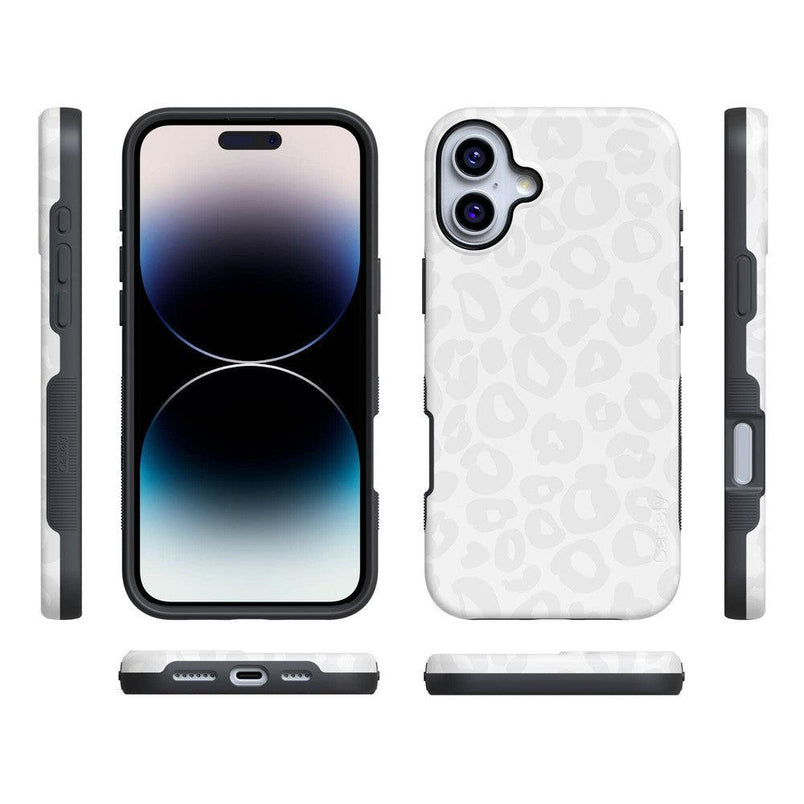 Into the Wild | White Snow Leopard Case iPhone Case get.casely 