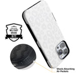 Into the Wild | White Snow Leopard Case iPhone Case get.casely 