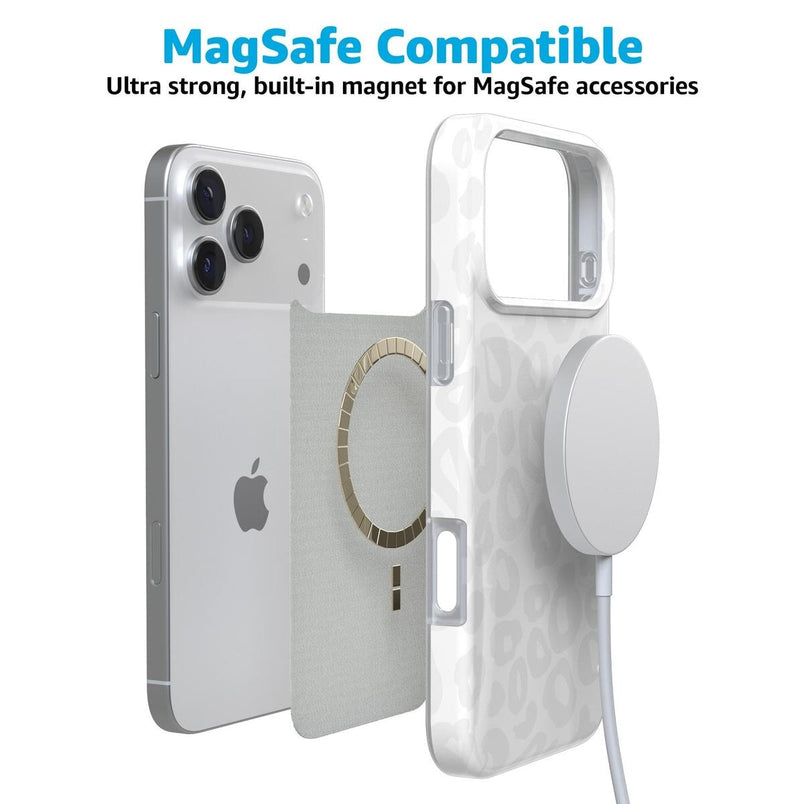 Into the Wild | White Snow Leopard Case iPhone Case get.casely 