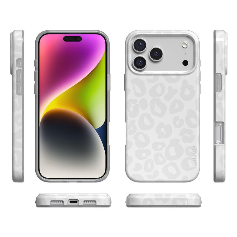 Into the Wild | White Snow Leopard Case iPhone Case get.casely 