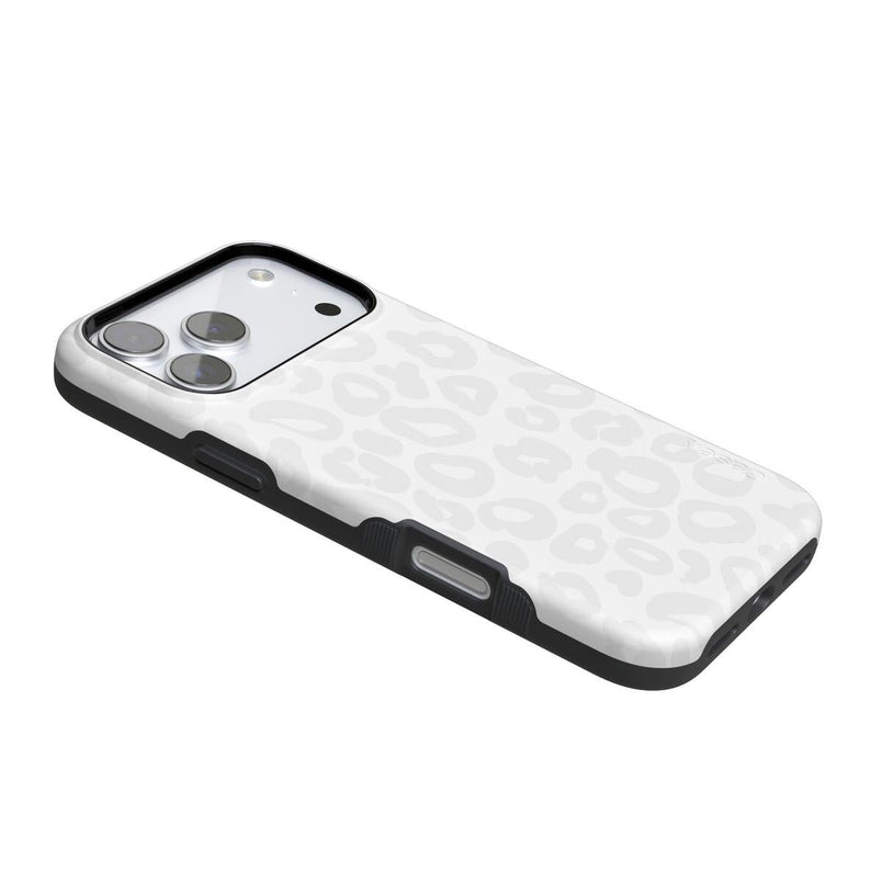 Into the Wild | White Snow Leopard Case iPhone Case get.casely 