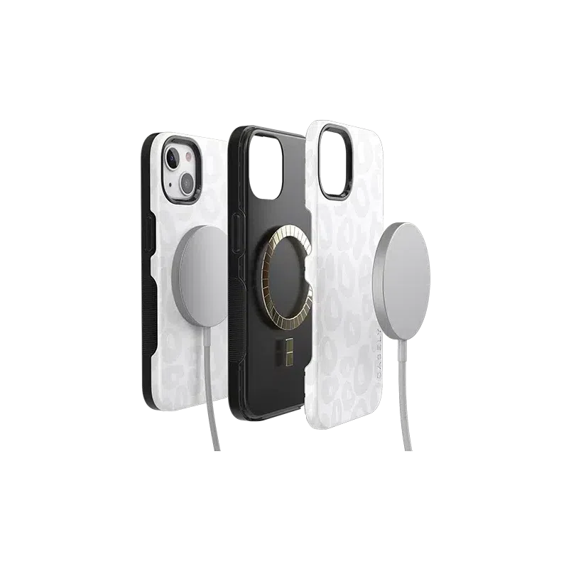 Into the Wild | White Snow Leopard Case iPhone Case get.casely 