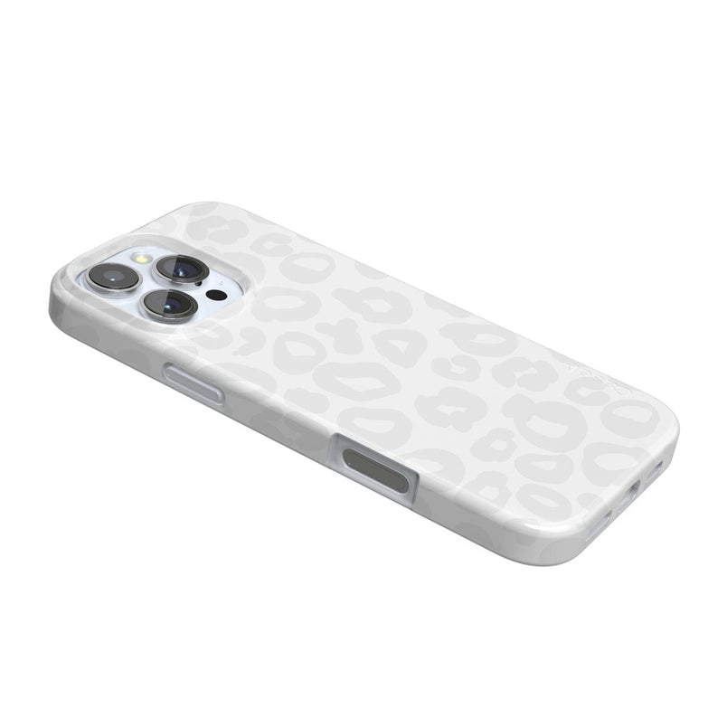 Into the Wild | White Snow Leopard Case iPhone Case get.casely 