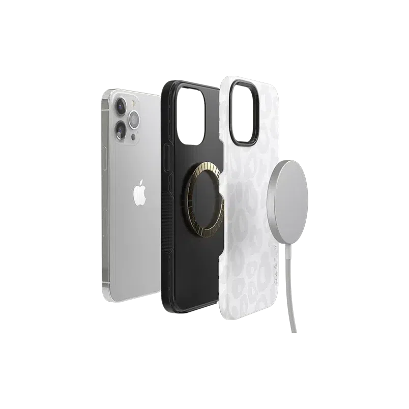 Into the Wild | White Snow Leopard Case iPhone Case get.casely 