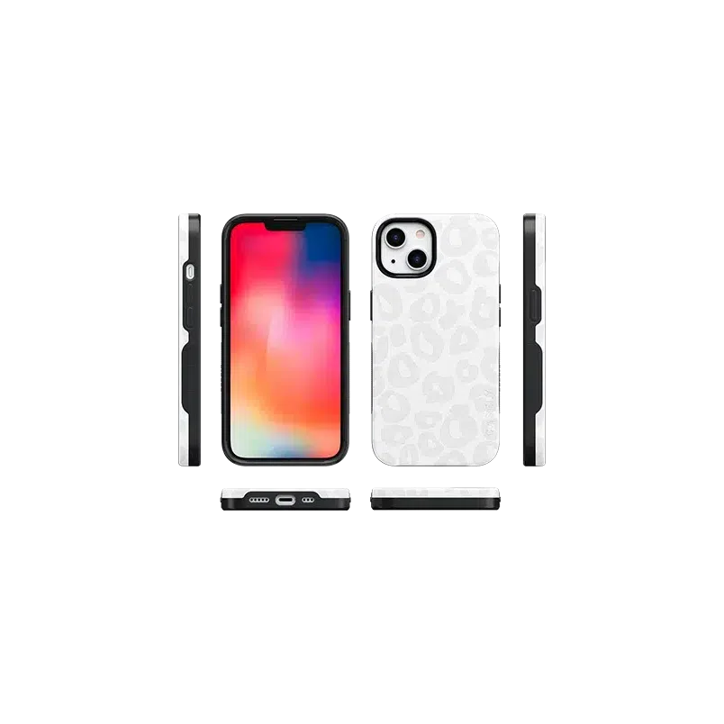 Into the Wild | White Snow Leopard Case iPhone Case get.casely 