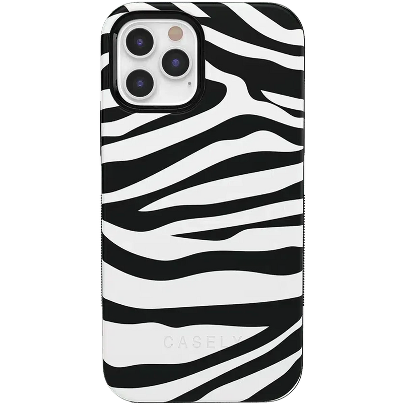 Into the Wild | Zebra Print Case iPhone Case get.casely Bold iPhone 12 Pro 