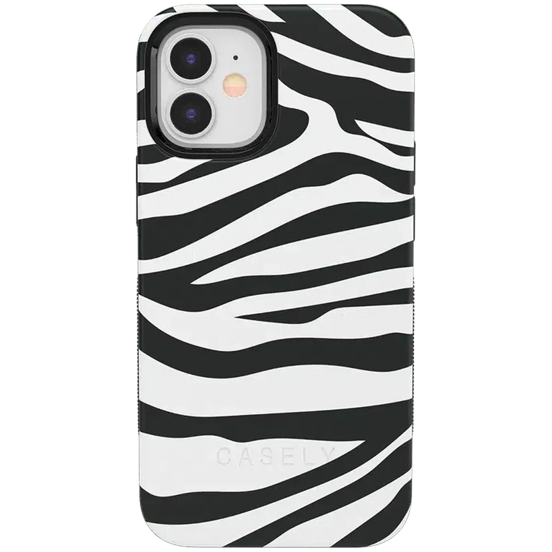 Into the Wild | Zebra Print Case iPhone Case get.casely Bold iPhone 12 