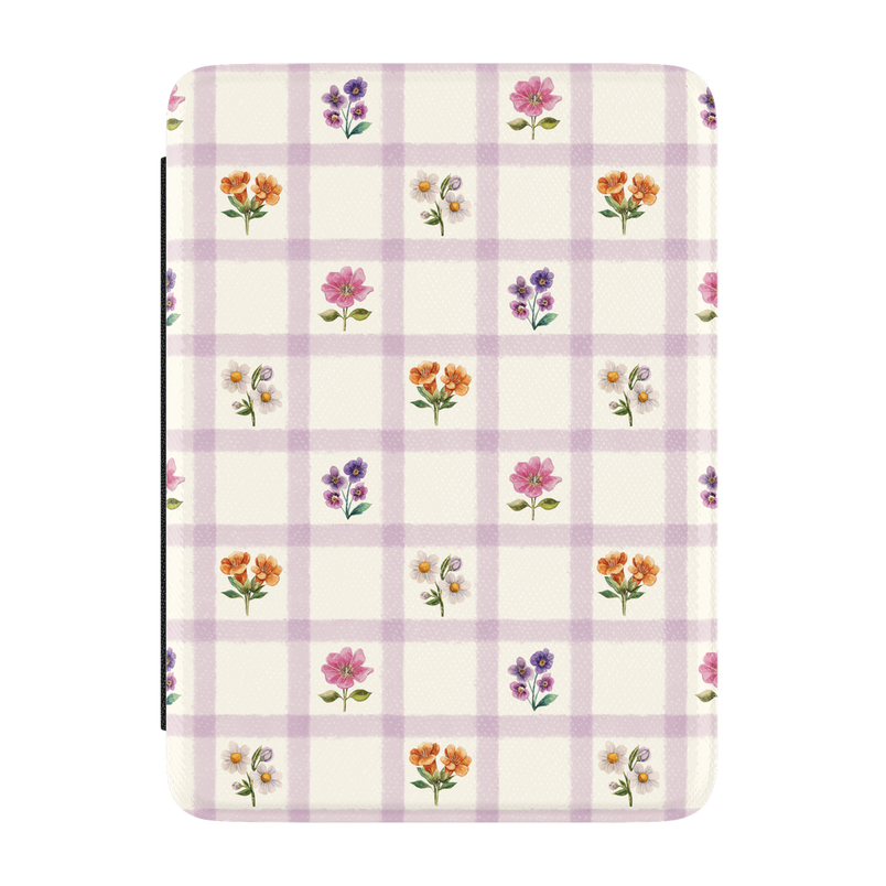 Meadow Check | Floral Gingham Kindle Case