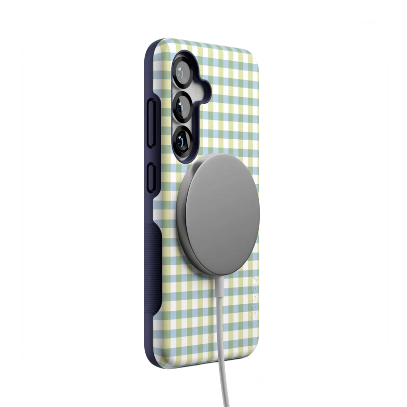 Pastel Picnic | Blue & Green Gingham Case