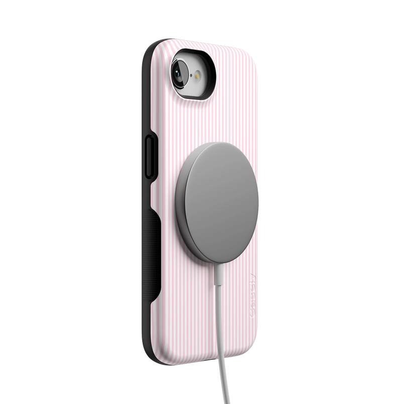 Stripes and the City | Light Pink Pinstripe Case