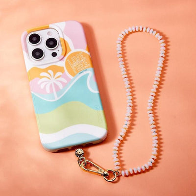 Iridescence Bead Wristlet Phone Chain | Pura Vida x Casely Phone Chain Pura Vida Bracelets 