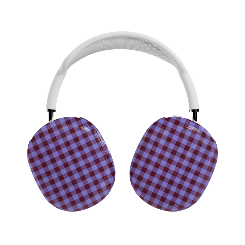 Sweet Jam | Purple Gingham AirPods Max Case - AirPods Max