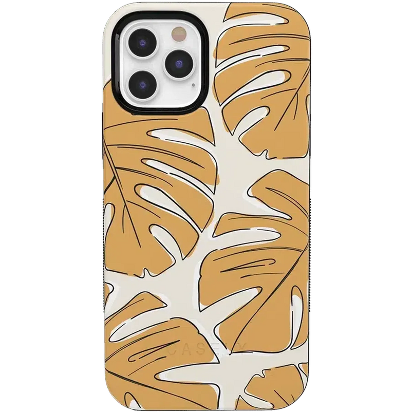 Island Time | Tropical Leaves Floral Case iPhone Case get.casely Bold + MagSafe® iPhone 12 Pro Max 