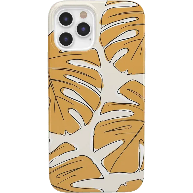 Island Time | Tropical Leaves Floral Case iPhone Case get.casely Classic iPhone 12 Pro Max 