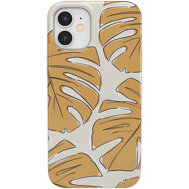 Island Time | Tropical Leaves Floral Case iPhone Case get.casely Classic iPhone 12 