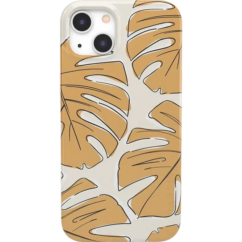 Island Time | Tropical Leaves Floral Case iPhone Case get.casely Classic iPhone 13 Mini 
