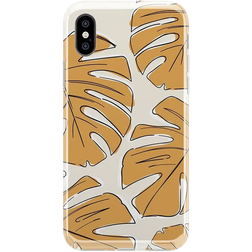 Island Time | Tropical Leaves Floral Case iPhone Case get.casely Classic iPhone XS Max 