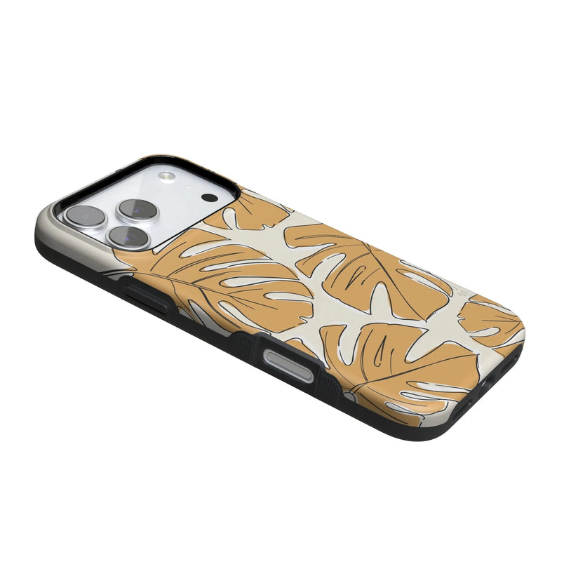 Island Time | Tropical Leaves Floral Case iPhone Case get.casely 