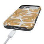 Island Time | Tropical Leaves Floral Case iPhone Case get.casely 