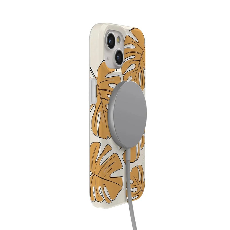 Island Time | Tropical Leaves Floral Case iPhone Case get.casely 