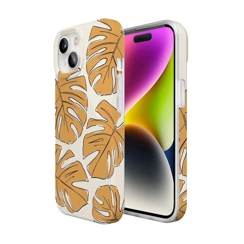 Island Time | Tropical Leaves Floral Case iPhone Case get.casely 