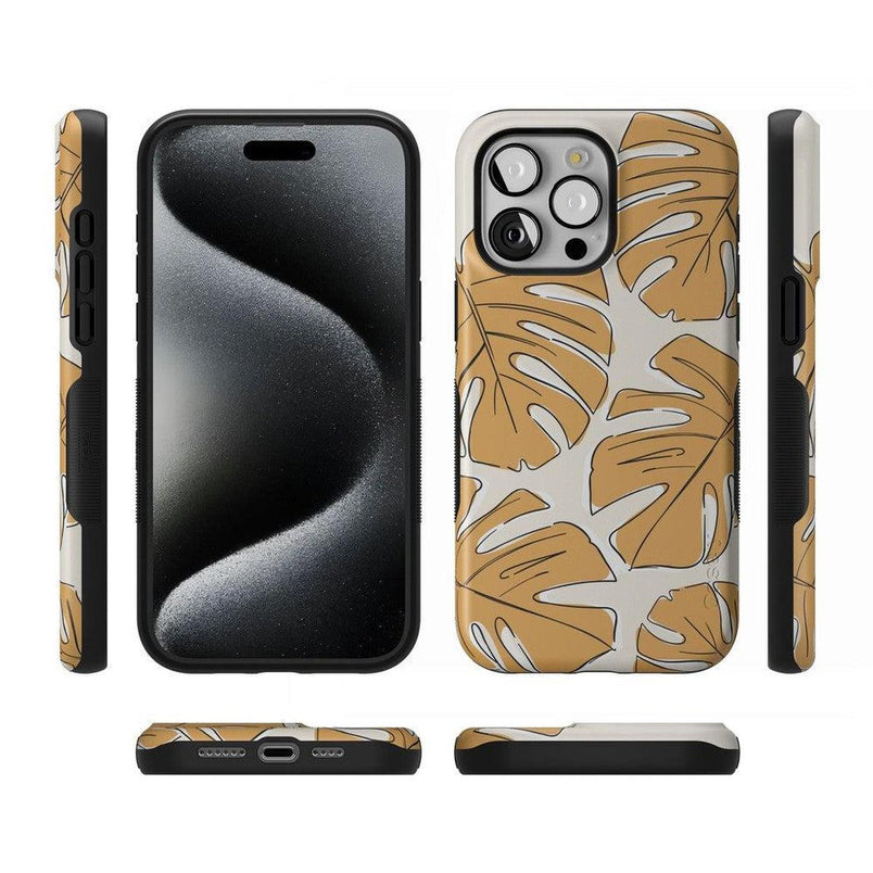 Island Time | Tropical Leaves Floral Case iPhone Case get.casely 