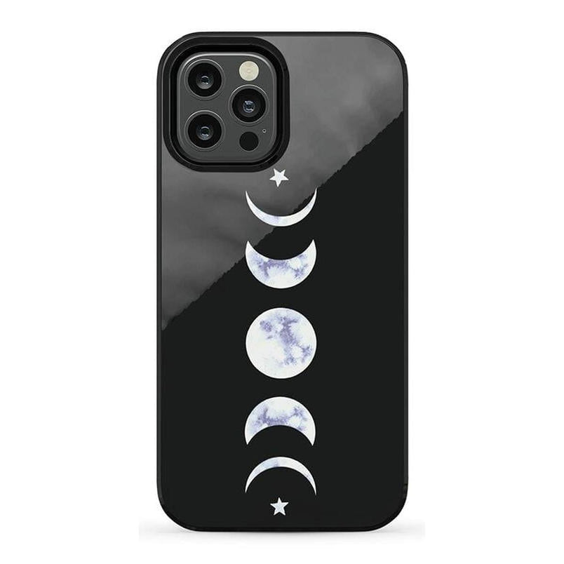 It's Just a Phase | Marble Moon Case iPhone Case get.casely Essential iPhone 12 Pro