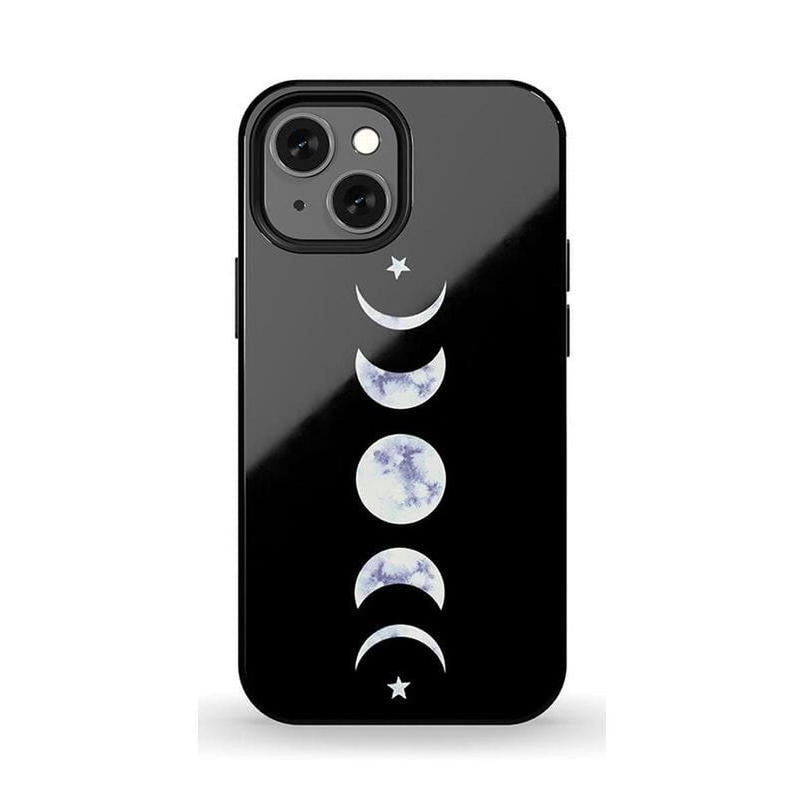 It's Just a Phase | Marble Moon Case iPhone Case get.casely Essential + MagSafe® iPhone 13 Mini