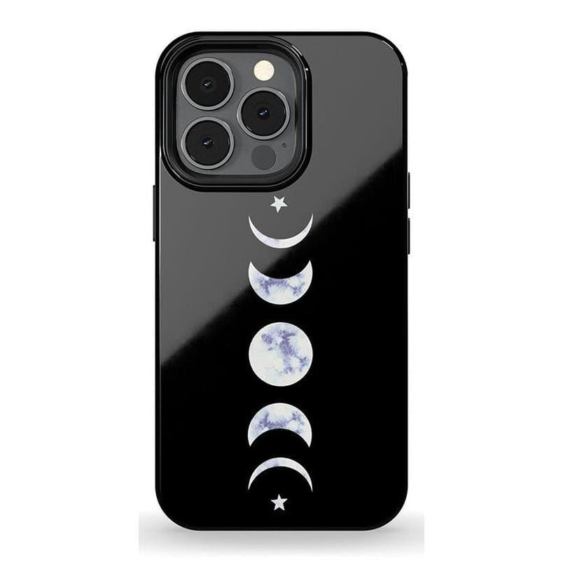 It's Just a Phase | Marble Moon Case iPhone Case get.casely Essential + MagSafe® iPhone 13 Pro