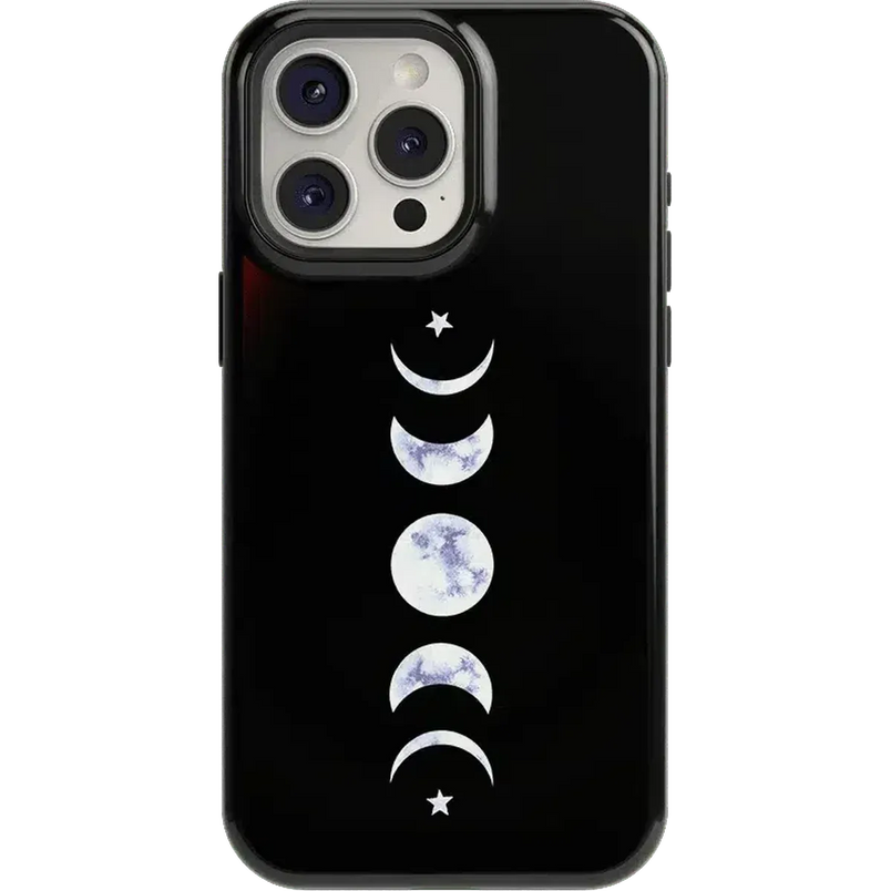 It's Just a Phase | Marble Moon Case iPhone Case get.casely Essential + MagSafe® iPhone 15 Pro