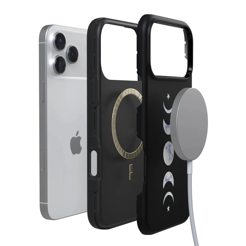 It's Just a Phase | Marble Moon Case iPhone Case get.casely 