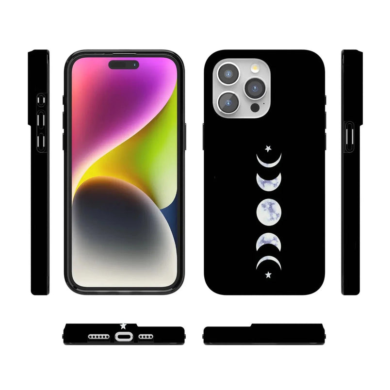 It's Just a Phase | Marble Moon Case iPhone Case get.casely 