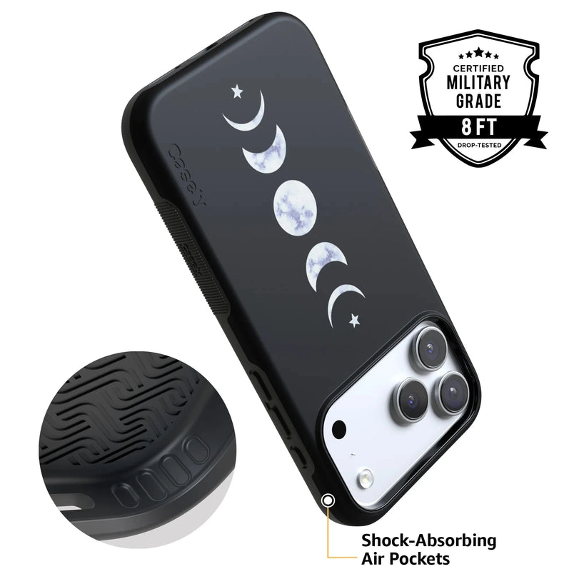 It's Just a Phase | Marble Moon Case iPhone Case get.casely 