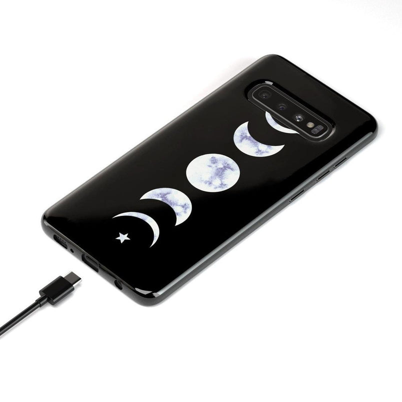 It's Just a Phase | Marble Moon Samsung Case Samsung Case get.casely 