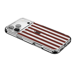 Sunday in Brooklyn | Burgundy Stripes Case