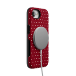 On the Dot | Maroon Polka Dot Case