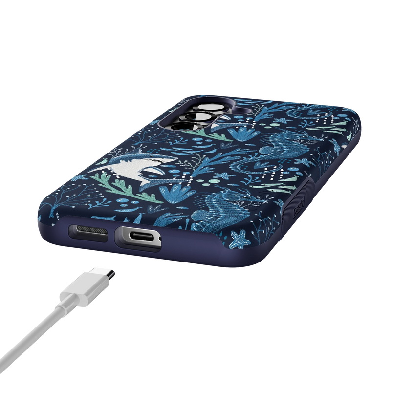Midnight Reef | Shark Print Case