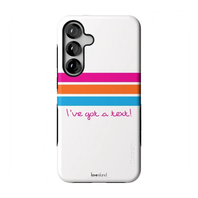 I've Got a Text! | Love Island Case Phone Case get.casely Bold Flex + MagSafe® Galaxy S25 Plus 