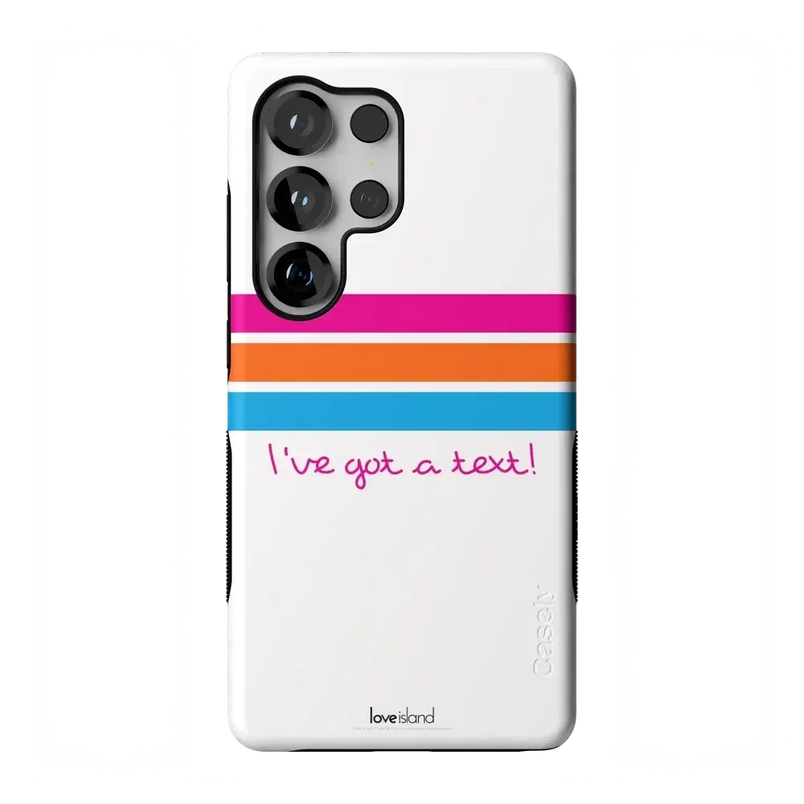 I've Got a Text! | Love Island Case Phone Case get.casely Bold Flex + MagSafe® Galaxy S25 Ultra 