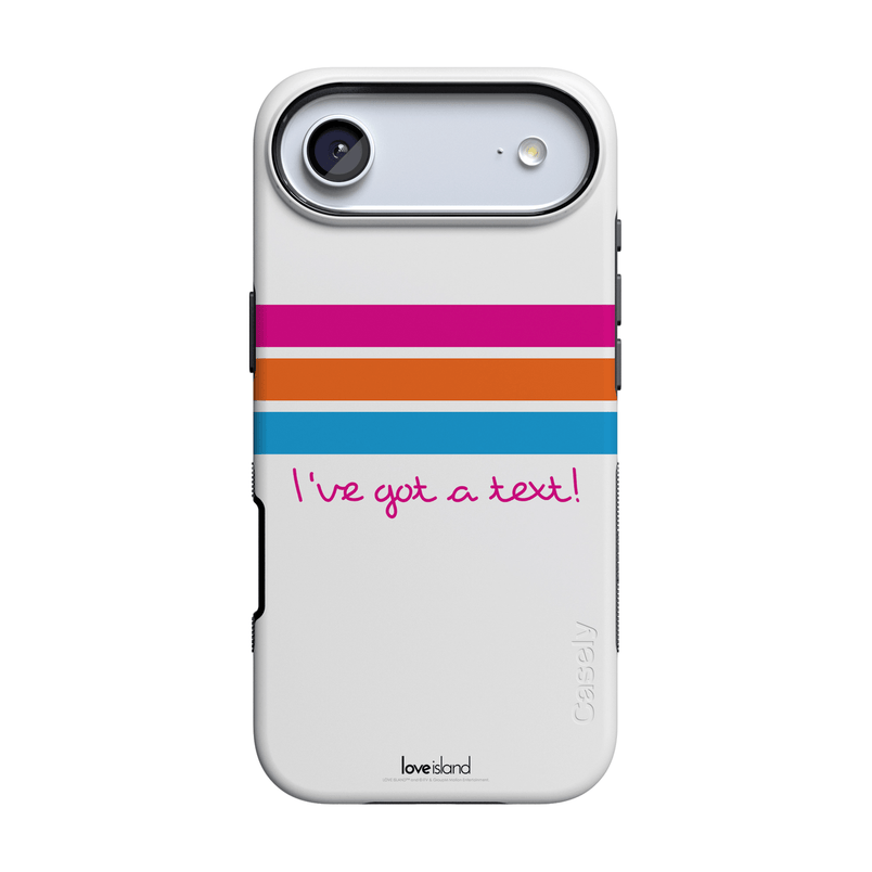 I've Got a Text! | Love Island Case Phone Case get.casely Bold Flex + MagSafe® iPhone 17 Air 
