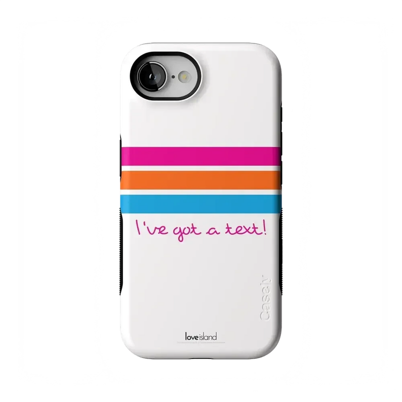 I've Got a Text! | Love Island Case Phone Case get.casely Bold Flex + MagSafe® iPhone 17e 