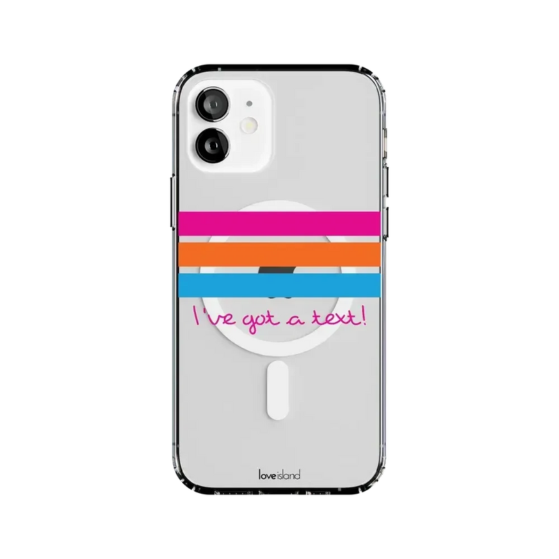 I've Got a Text! | Love Island Case Phone Case get.casely Classic + MagSafe® iPhone 12 Mini 