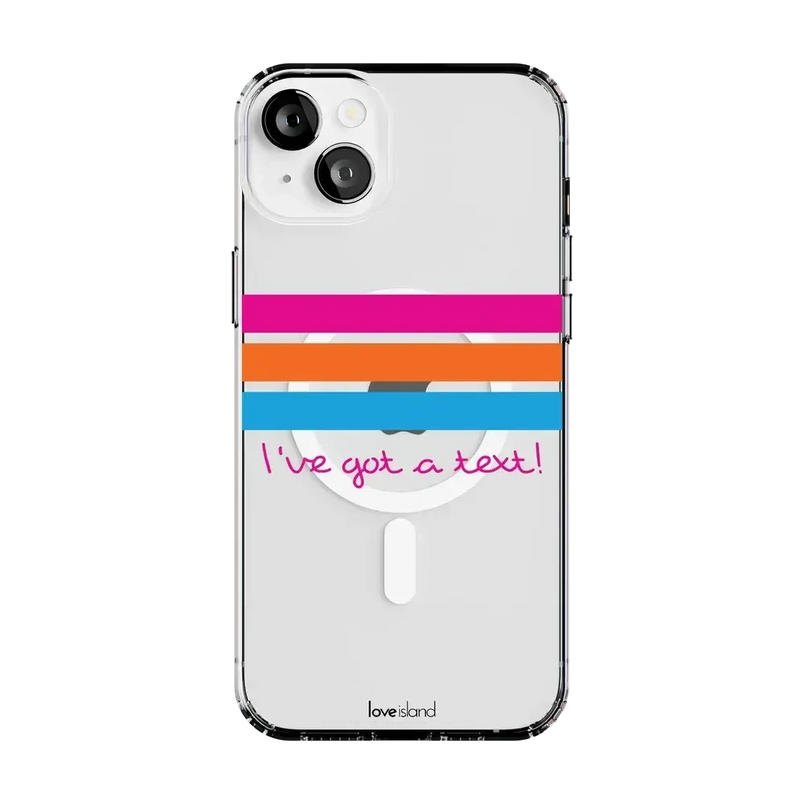 I've Got a Text! | Love Island Case Phone Case get.casely Classic + MagSafe® iPhone 15 Plus 