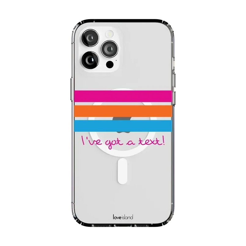 I've Got a Text! | Love Island Case Phone Case get.casely Classic + MagSafe® iPhone 15 Pro Max 